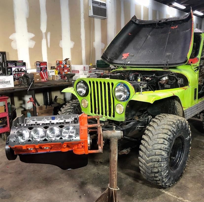 Roadkill rides powered by blueprint engines